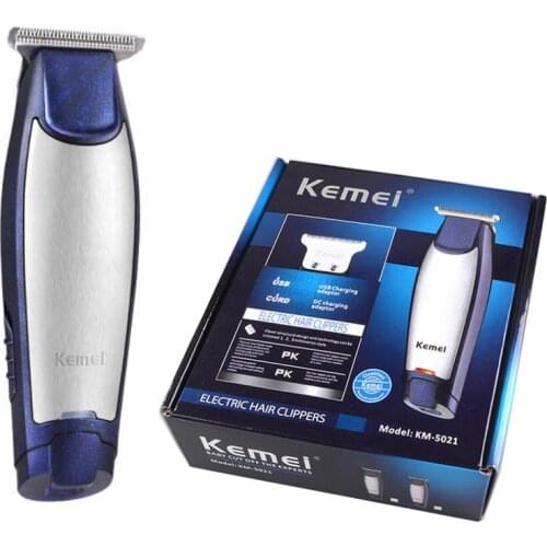 KEMEI KM-5021 Professional 3 In 1 Hair Clipper Shaver Razor USB or AC Rechargeable Baldhead Hair Trimmer Barber Haircut Machine