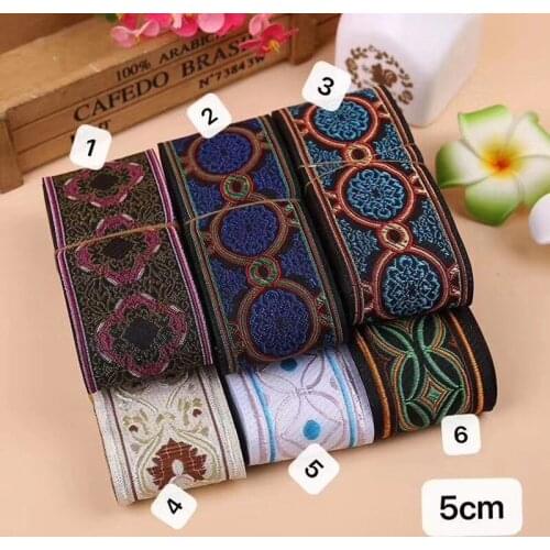 5cm ethnic style folk style nation style jacquard ribbon,jacquard webbing,garment ribbon,shoes ribbon,bag ribbon,QC05009S