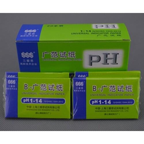 500pack/lot 80Strips/pack Universal Litmus pH 1-14 Test Paper Litmus Testing Paper PH Test Strips for urine and vaginal