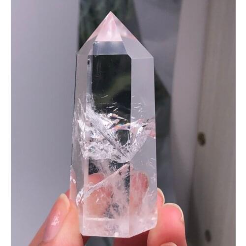 Clear Lemurian Seed Quartz Natural Point Cluster Crystal Rough Healing
