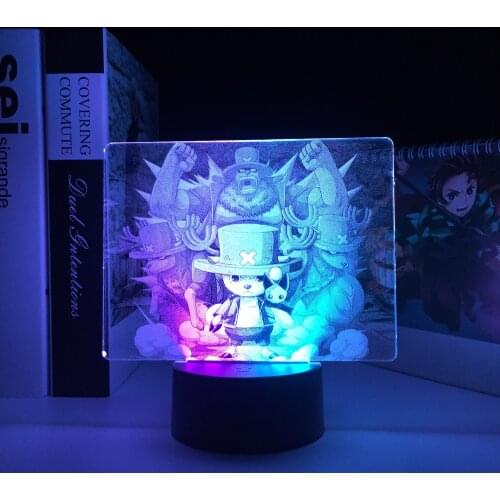Deformed Elk Wearing Hat 3D LED Lamp Anime Figure Visual Illusion Acrylic Light Guide Plate for Children Festival Birthday Gifts