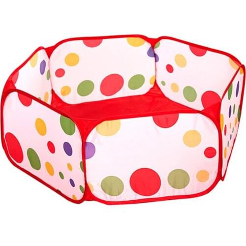 Baby Cartoon Game Ball Pits Portable Pool Foldable Ocean Ball Series Fence Child Outdoor Sports Educational Toy Gift For Infant