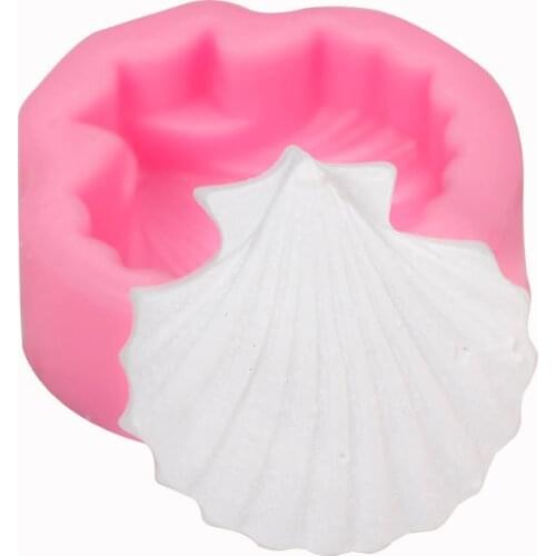 1Pc Ocean Shell Shape Chocolate Mold DIY Fondant Cake Baking Tools Handmade Soap Silicone Molds Cake Decoration Sugarcrafts