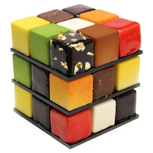8/15 Hole Cube Square Shaped Silicone Chocolate Mold Cake Baking Form Pan Jelly Candy Dessert Mousse Mold Cake Decoration Tool