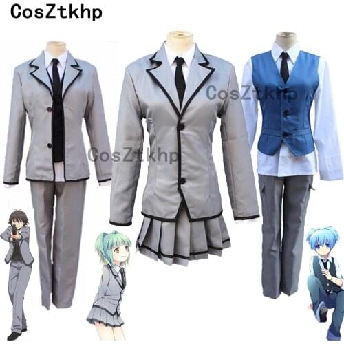 Assassination Classroom Ansatsu Kyoushitsu Kaede Kayano Cosplay Costume Chiba Ryunosuke Shiota Nagisa Kataoka Meg School Uniform