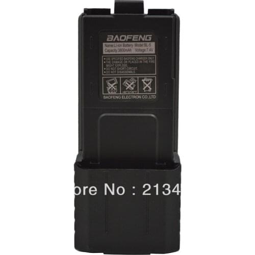7.4V 3800mAh Ultra High Capacity Li-ion Rechargeable Battery Pack for Baofeng UV-5R Dual Band Radio