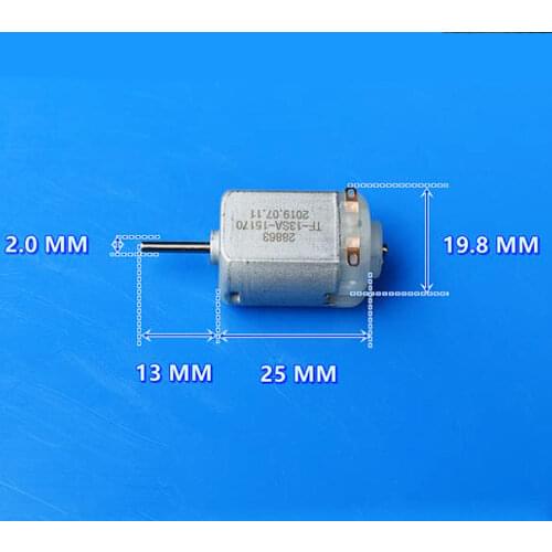 Standard DC 3V-7.2V 6V 21000RPM Micro Mini Electric 130-14150 Motor Carbon Brush 130 Small Four Wheel Car Boat Toys Model