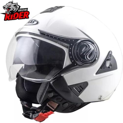 Motorcycle Helmet Double Lens Moto Helmet Open Face Scooter Racing Helmet Casco Moto Capacete Casque Scooter Motorbike Helmet