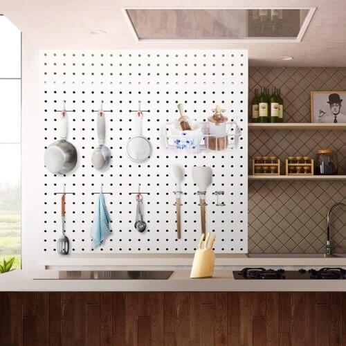 52Pcs Pegboard Hooks Assortment Home Storage Hooks System Peg Board Tool Hanger Set Garage Kitchen Workshop Organizer Utility Ho