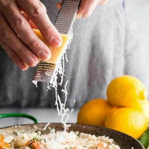 New Stainless Steel Lemon Zester Fruit Peeler Cheese Vegetable Grater Fruit Tools Zester Multifunction H2U4