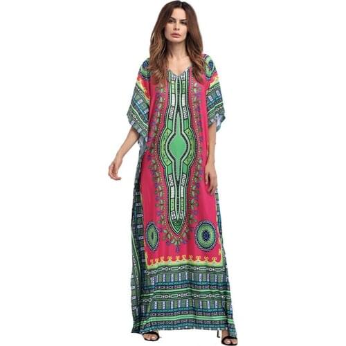 2018 new fashion elastic dresses for women/lady Elegant Elastic Dress African Traditional Print Dresses