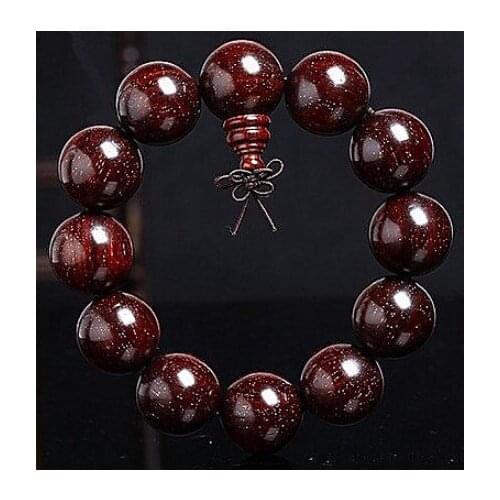 New Lobular red sandalwood full starfish woody high density bracelet