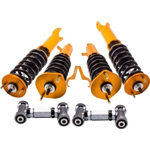 Coilovers Suspension for Nissan 300ZX Z32 + Front Upper Camber Arm 90-96 Adjustable Height