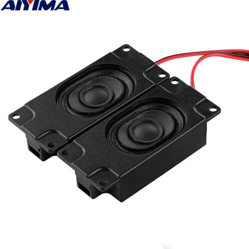 AIYIMA 2Pcs Audio Portable Speakers 3070 Box Speaker 8 Ohm 5W DIY Mini TV Computer Speakers