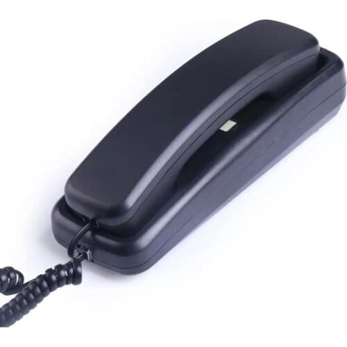 Trimline Corded Telephone with Redial, Pause, Adjustable Ringtone, Calling Indicator, Wall-mounted Telephone Landline for Home