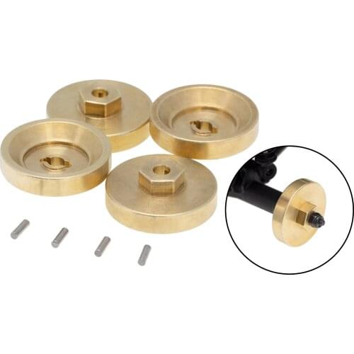 4x RC Wheel Counterweight Balance Weight for 1/24 Axial SCX24 AXI90081 Crawler