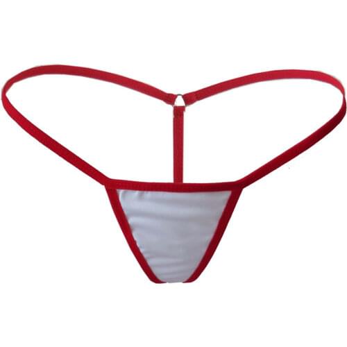 Sexy lingerie femme underwear women panties ropa interior femenina tanga thong Solid color Color contrast String No trace girl