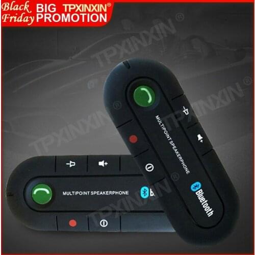 Sunvisor 4.1 Version Car Bluetooth Hands-free Call Receiver Music Play Dual Mobile Phones Connection 1-for-2 Bluetooth Player