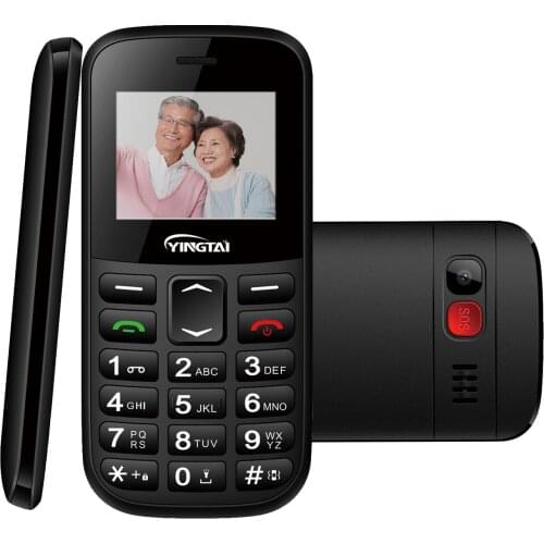 YINGTAI T36 Bar Phone Old Man Senior Mobile One-key SOS CellPhone Telephone FM Elder Celular Dual Sim Cards Support Vibration