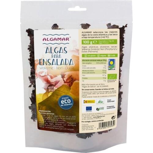 Seaweed for salad (Nori, Wakame and sea lettuce)-BIO