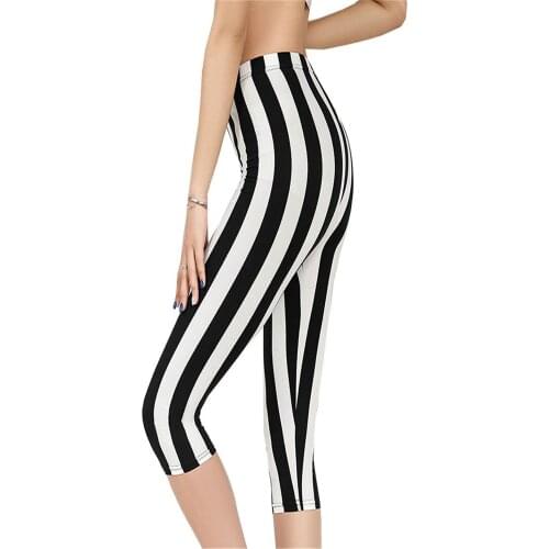 YRRETY Push Up Stripe Graffiti Star Dot Leopard Leggings Women Fitness High Waist Workout Sexy Jeggings Sport Knitted Mid Bottom
