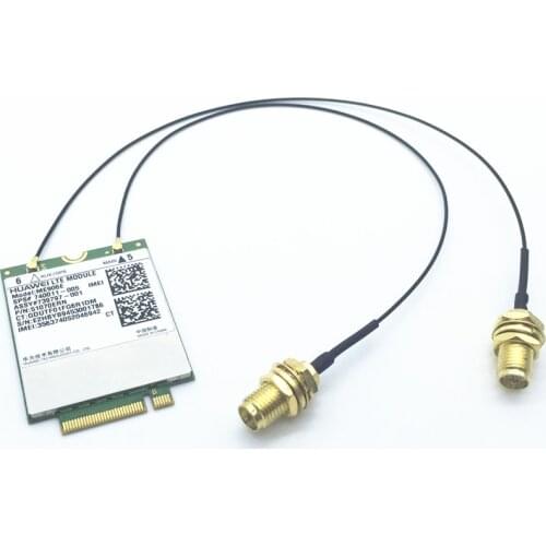 2Pcs 25cm/9.8" RP-SMA Male to IPEX I-PEX U.FL MHF4 RF Pigtail Cable for NGFF/M.2 WIFI/WLAN/3G/4GModules Wireless router 0.81mm