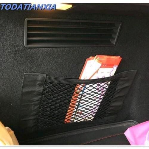 2020 Hot Car Rear Trunk Seat Net Magic Sticker Pocket FOR honda fit ssangyong kyron mazda cx-5 lifan x60 kia ceed jd audi q7