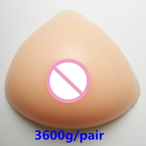 3600g/pair Crossdresser Silicone Breasts Realistic Silicone Breast Mastectomy Artificial Breast Boobs Enhancers