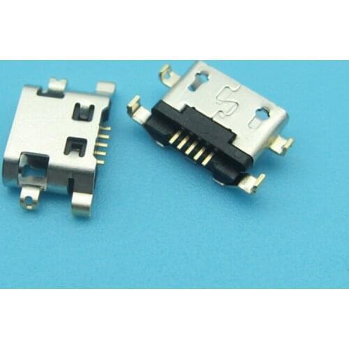 50PCS For Alcatel 5033 micro usb charge charging connector plug dock socket port