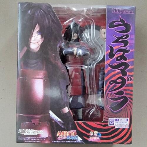 Anime Naruto SHF Uchiha Madara Figure Model Toys Action Shippuuden Uchiha Madara Collectibles PVC Dolls Gift toys For Childern