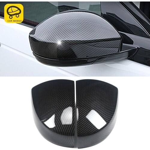 CarManGo Car Accessories Side Rearview Mirror Cover Visor Chrome Trim Sticker Frame Decoration for Jaguar E-Pace X540 2017-2020