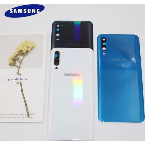 A50 Back Cover For SAMSUNG Galaxy A505 A505F A505DS Rear Door Housing Case Phone Protective Replacement Parts With Camera Lens