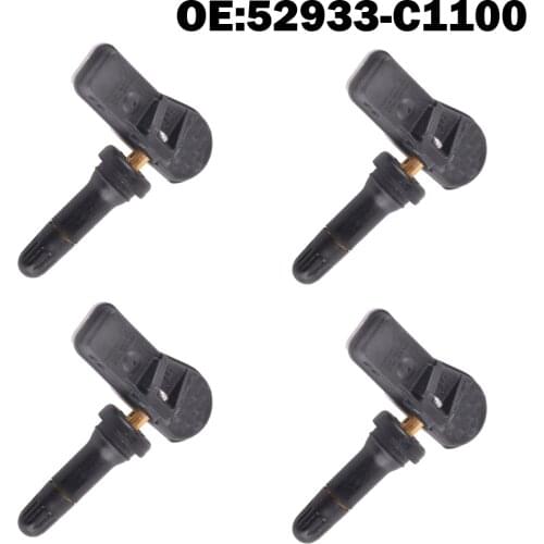 4 PCS Car Tire Pressure Monitor Sensor TPMS 52933C1100 52933-C1100 for Hyundai Creta IX25 Tucson I40 IX35 Sonata 2014-2018 Tucso