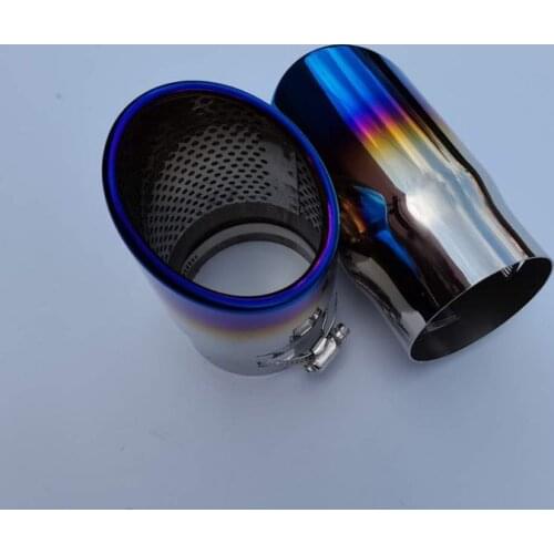 For Mazda CX-30 cx 30 cx30 2019 2020 Stainless Steel Exhaust Tip Tail Pipe Muffler Exhaust pipe sleeve Exterior Accessories 2PCS