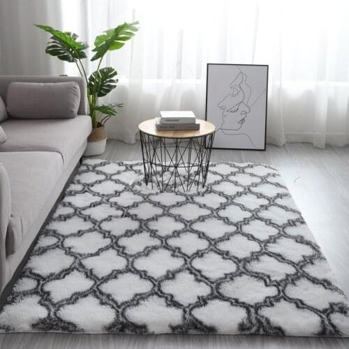 Home living room coffee table carpet bay window tatami rug variegated tie-dye gradient carpet rectangular thick rug crawling mat