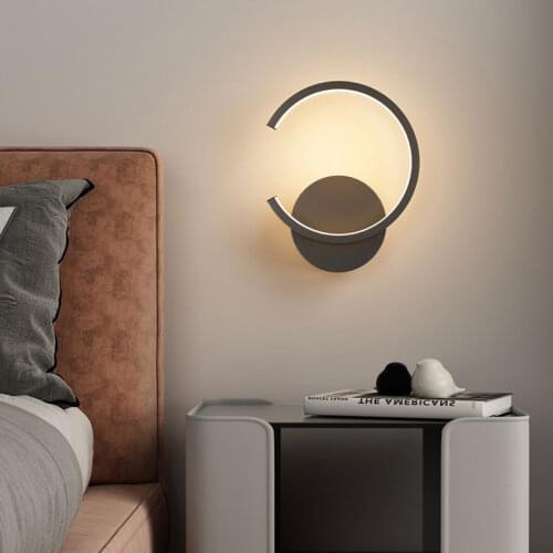 Personality Creative Bedside Lamp Bedroom Wall Lamp Nordic Living Room Background Wall Lamp Simple Led Aisle Corridor Lamp
