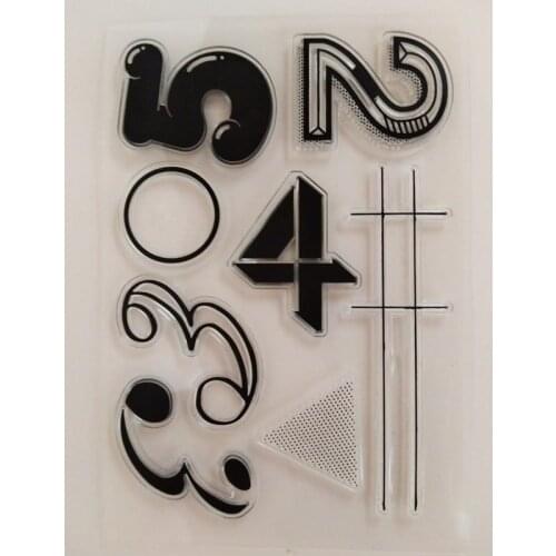 Succinct Figure Pattern Transparent Silica Gel Seal Stamps For DIY Scrapbooking Photo Album Decorative Making Card Arts