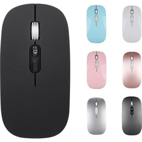 M103 Ultra-Thin Portable Bluetooth Wireless Dual Mode Chargeable Mute Optical Beautiful Office Mouse For Laptop PC