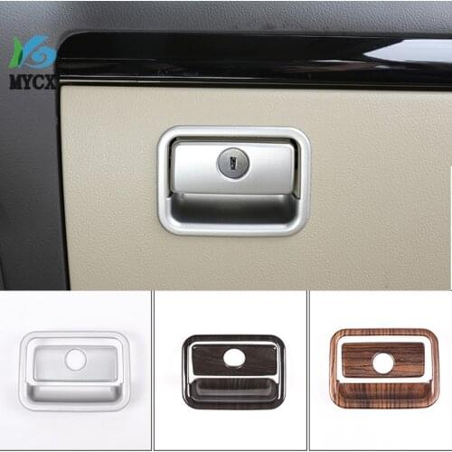 For Toyota Land Cruiser Prado FJ150 150 LC150 2010-2018 Car ABS Matte Silver Interior Glove Cover Trim Accessories