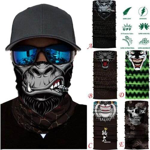Full Function Ski Motorcycle Neck Tube Warmer Cycling Biker Scarf Wind Face cover Facial Cover Washable care Reusable covers