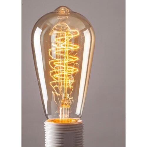 Holiday Lighting Bulb 220v-240v Edison Bulb E27 Retro Tungsten Light Retro Bulb Incandescent Light Christmas 2021 New Year Gift