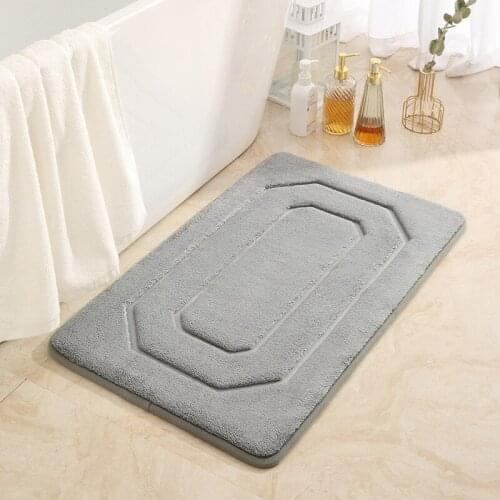 Simple Household Bathroom Absorbent Non-Slip Carpet Floor Mats Kitchen Bedroom Porch Mats Soft And Comfortable Floor Mats