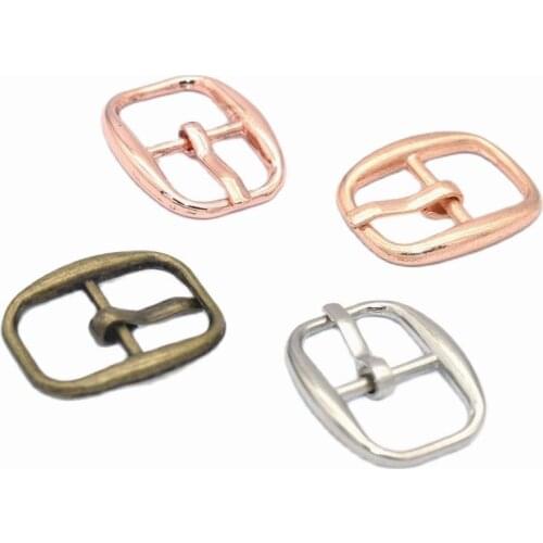 10mm Single Prong Bar Buckles Shoe Buckle Belt Buckle Dog Collar Buckle Bag Accessories Pin Buckle Square Center for Purse Bag B