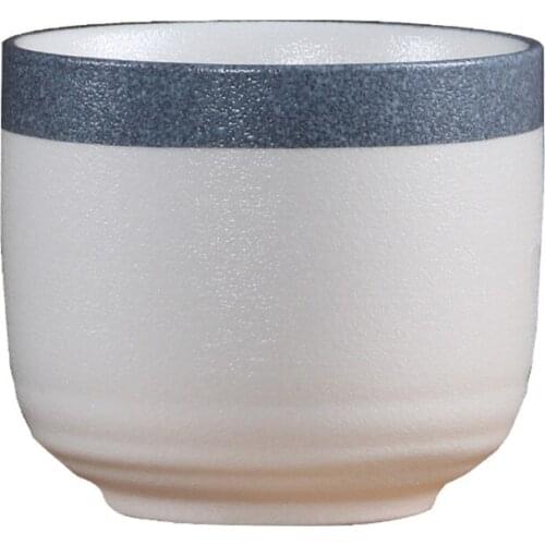 Vintage straight cup glaze tableware ceramic cup barrel cup straight cup Japanese style cup tea cup