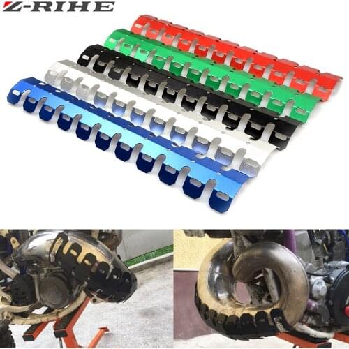 Motorcycle Exhaust Muffler Pipe Leg Protector Heat Shield Cover FOR 65 SX tmax 500 cbr f3 nc700x exc 250 YAMAHA KAWASAKI BMW