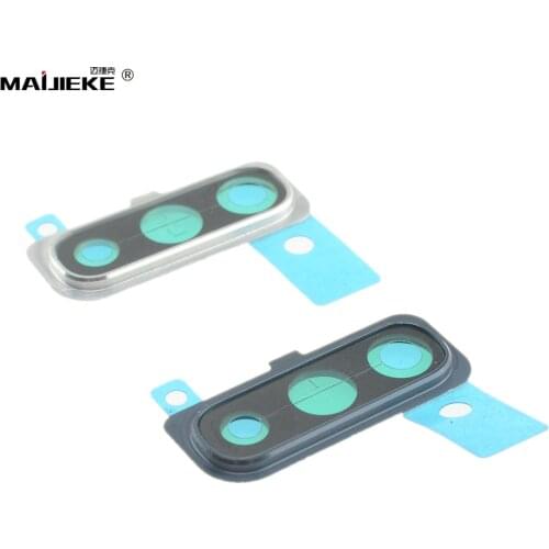 2PCS For Samsung Galaxy A20 A30 A40 A10 A50 A70 A80 Back Rear Camera Glass Lens Cover with Frame Holder Replacement
