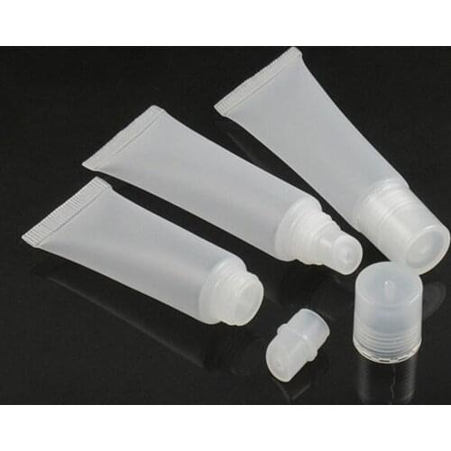 40Pcs 10ml Mini Clear Empty Lip Gloss Balm Container Tube Bottles Vials