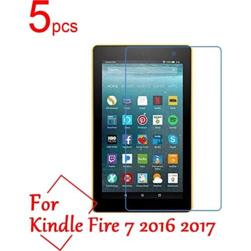 5pcs Ultra Clear/Matte/Nano anti-Explosion LCD Screen Protector Film Cover For Amazon Kindle Fire 7 7.0 HD 8 8.0 2016 2017 Film