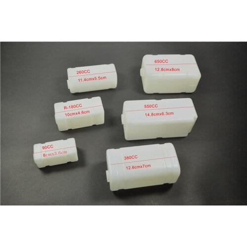 1pc RC Gas Airplane Accessory Fitting Plastic Fuel Tank Oil Box 90cc / 180cc / 260cc / 380cc / 550cc /650cc