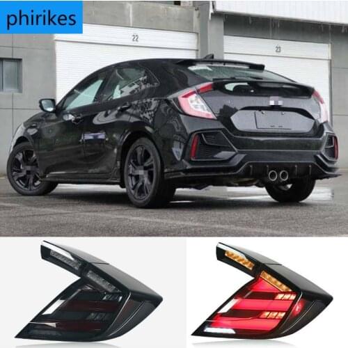 Car Styling Taillight Tail lights For Honda Civic Type R 10th hatchback 2020 2021 DRL+ Dynamic Turn Signal + Reverse + Brake LED